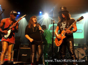 Working with Slash for Road Recovery's 10th anniversary show