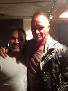 Sting at Threshold Recording Studios NYC