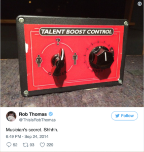 Rob Thomas Tweet Threshold Recording Studios NYC