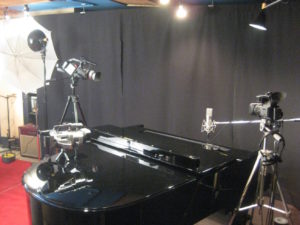 Grand Piano Filming Photoshoot Threshold Recording Studios NYC